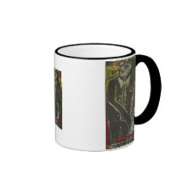 Dracula Playing a Black Piano Mug