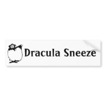 Dracula Sneeze Bumper Stickers