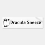 Dracula Sneeze Bumper Stickers