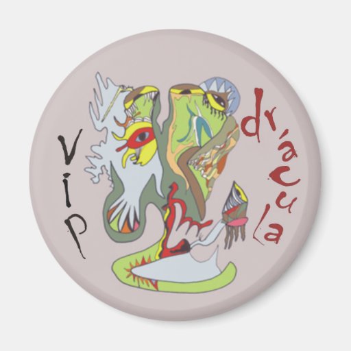Dracula V.I.P Refrigerator Magnet