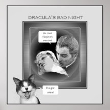 Dracula's bad night print