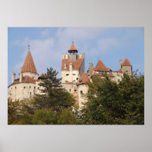 Dracula's castle,hilltop fortress print