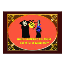 Dracula's Girlfriend Personalized Invites