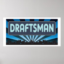 Draftsman Marquee Print