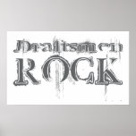 Draftsmen Rock Print