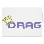 Drag King/Queen Greeting Card