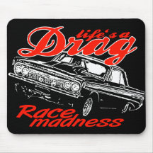 Drag race mousepads