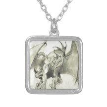 Dragaon - Pencil Sketch Pendants
