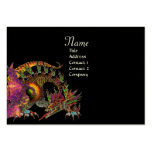 DRAGO, Monogram ,black  purple Business Card Template