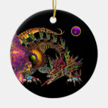 DRAGO Purple Amethyst Monogram Christmas Tree Ornament
