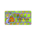 Dragon and Birthday Cake Personalized Address Label