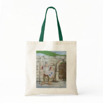 Dragon and Knight Canvas Tote Tote Bag