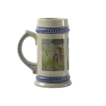 Dragon and Princess  Beer Stein Mugs