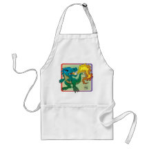 Dragon Art inspired by little t by Scott Rosema Apron