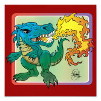 Dragon Art inspired by little t by Scott Rosema Photographic Print