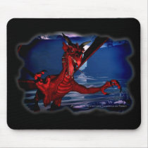 Dragon Attack 3D Fantasy Art Mouse Pads