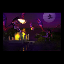 Dragon Attack By David and Michelle Wilder posters