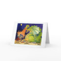 Dragon Battle Greeting Card