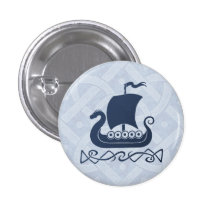 Dragon boat Button - Blue