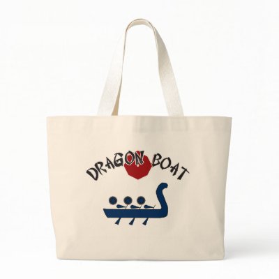 Dragon Boat Fully Customizable Design Canvas Bag by oldiesbutgoodies