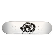 Dragon chinois de la nouvelle année 2012 skateboards personnalisés