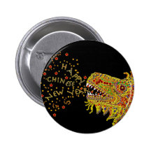 Dragon CNY Chinese New Year Button