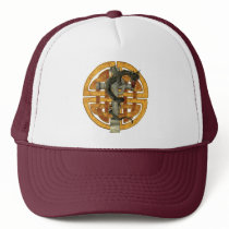 Dragon Cross Mesh Hat