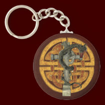 Dragon Cross keychains