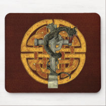 Dragon Cross mousepads