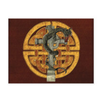 Dragon Cross Post Card