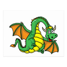 Dragon de bébé carte postale