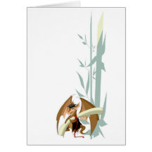 Dragon d'obtention du diplôme avec la carte de voe