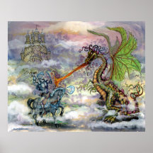 Dragon du chevalier n posters