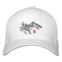 Dragon Embroidery Embroidered Baseball Caps