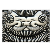 Dragon face invites