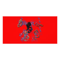 Dragon fantasy art picture card