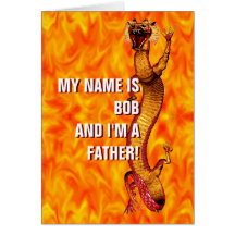 Dragon Fathers Day Card