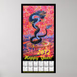 Dragon Flower Calendar 2012 Poster