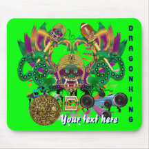Dragon Football Mardi Gras Please View Hints Mousepads