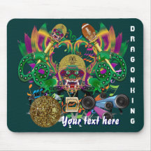 Dragon Football Mardi Gras Please View Hints Mousepad