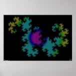 Dragon Fractal Poster