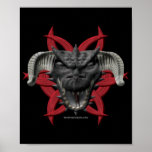 Dragon Head - Black Poster