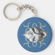 Dragon Head - White Key Chains