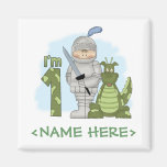Dragon Knight 1st Birthday Fridge Magnets