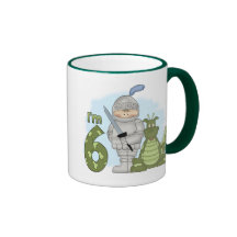 Dragon Knight 6th Birthday Mugs