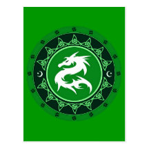Dragon Knot 8 Postcards