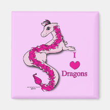 Dragon Love Magnets