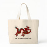Dragon Luck Mall Canvas Bag