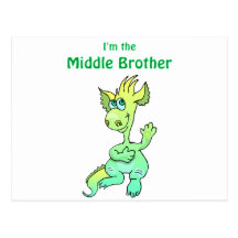 dragon middle brother post cards