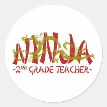 Dragon Ninja - 2nd Grade Stickers